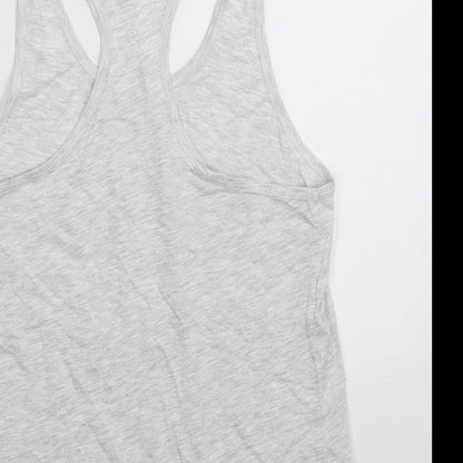 Primark Womens Grey   Basic Tank Size 12