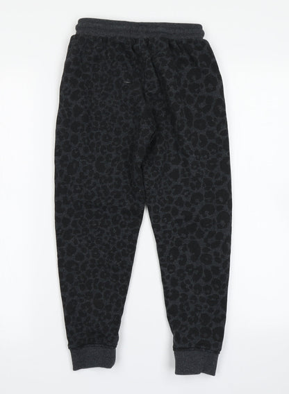 NXT Girls Grey Animal Print  Jogger Trousers Size 9 Months