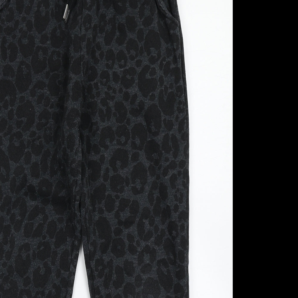 NXT Girls Grey Animal Print  Jogger Trousers Size 9 Months