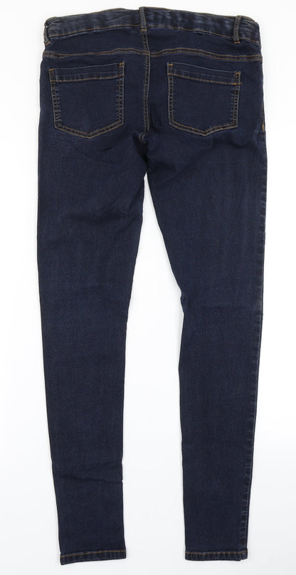 Mama-licious Womens Blue  Denim Skinny Jeans Size 32 in L29 in