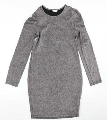 C Womens Silver   Bodycon  Size S