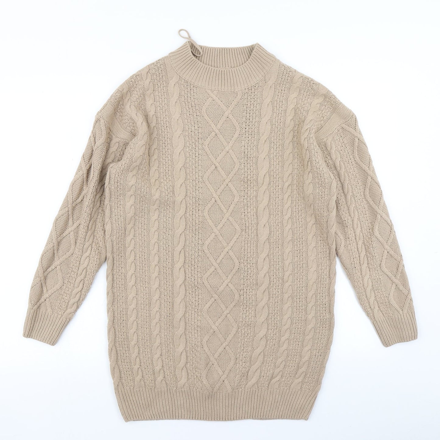 Pep & Co Womens Brown  Knit Jumper Dress  Size S