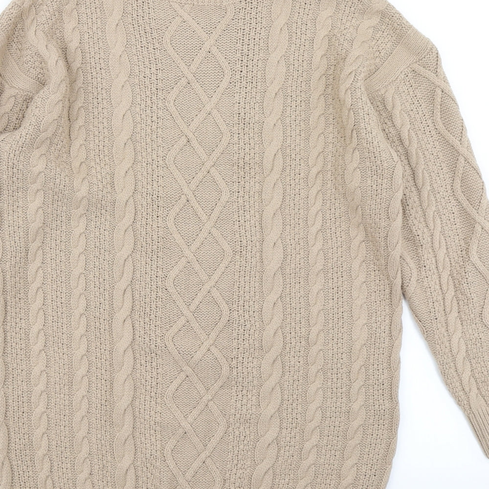 Pep & Co Womens Brown  Knit Jumper Dress  Size S