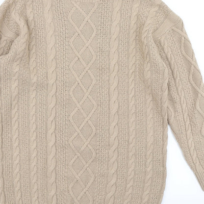 Pep & Co Womens Brown  Knit Jumper Dress  Size S