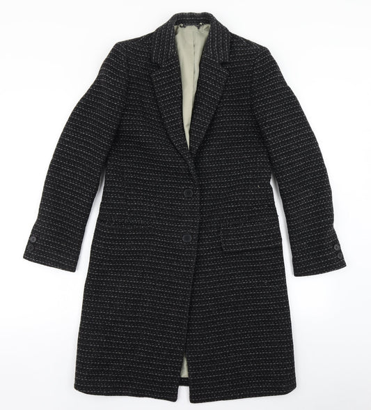 Womens UK Size 8 Jigsaw Black Jacket