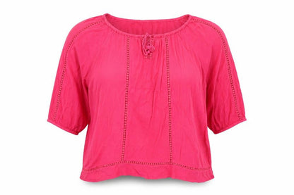 Womens UK Size 18 Arista Pink Basic Blouse