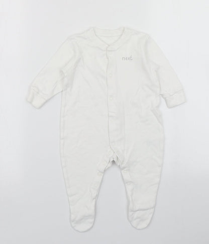 NEXT Baby White   Babygrow One-Piece Size 3-6 Months