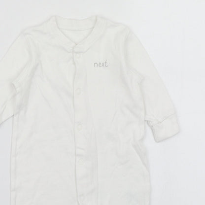NEXT Baby White   Babygrow One-Piece Size 3-6 Months