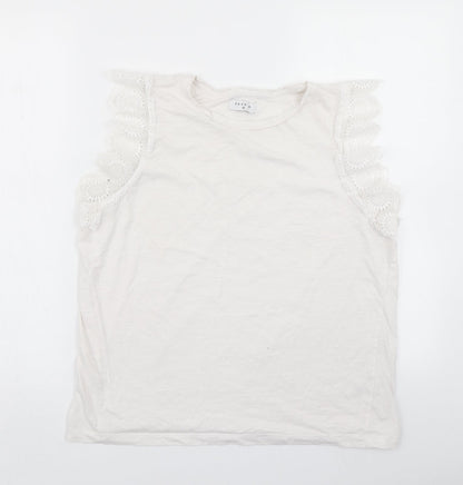 Papaya Womens White   Basic Tank Size 16