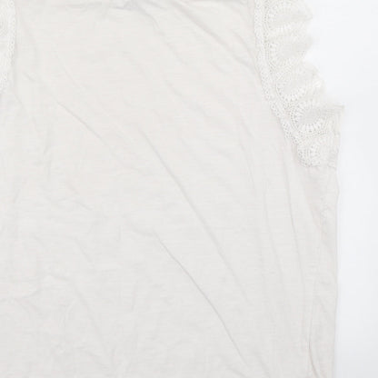 Papaya Womens White   Basic Tank Size 16