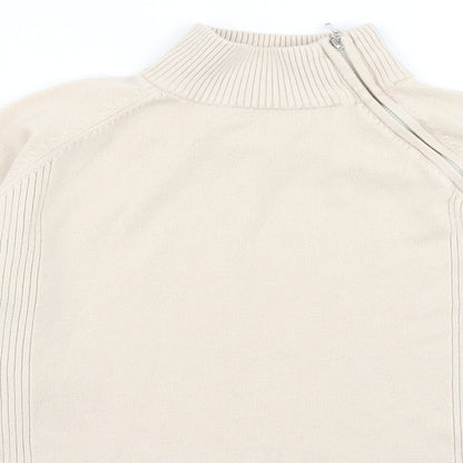 Womens UK Size 18 Pure & Natural Beige Pullover Jumper