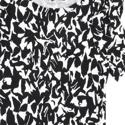 m&s Womens Multicoloured Geometric  T-Shirt Dress  Size 10