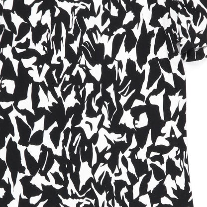 m&s Womens Multicoloured Geometric  T-Shirt Dress  Size 10