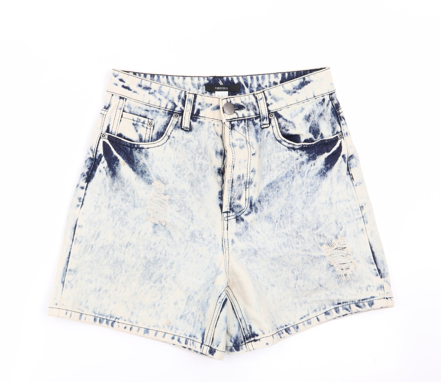 FOREVER 21 Womens Multicoloured   Hot Pants Shorts Size 30 in