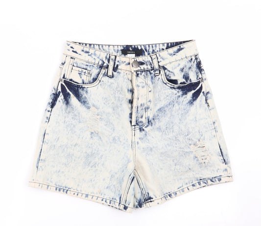 FOREVER 21 Womens Multicoloured   Hot Pants Shorts Size 30 in