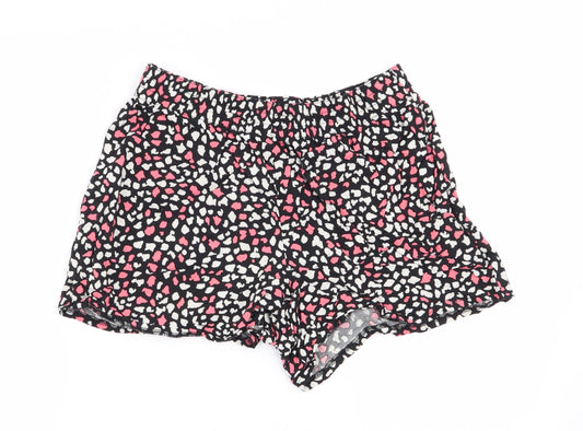 Papaya Womens Multicoloured Geometric  Hot Pants Shorts Size 10 - Stretch waistband