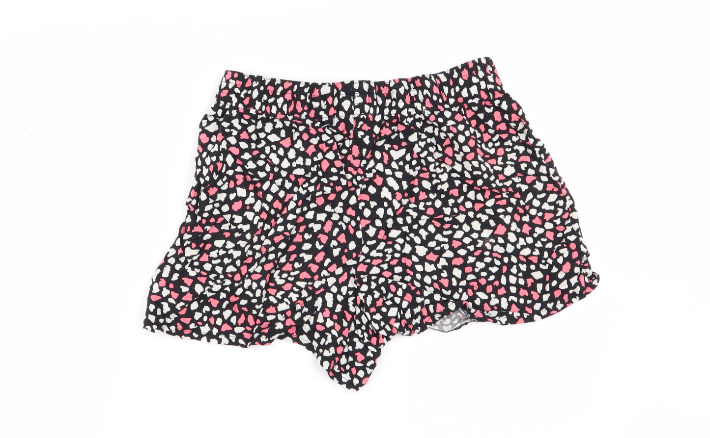 Papaya Womens Multicoloured Geometric  Hot Pants Shorts Size 10 - Stretch waistband