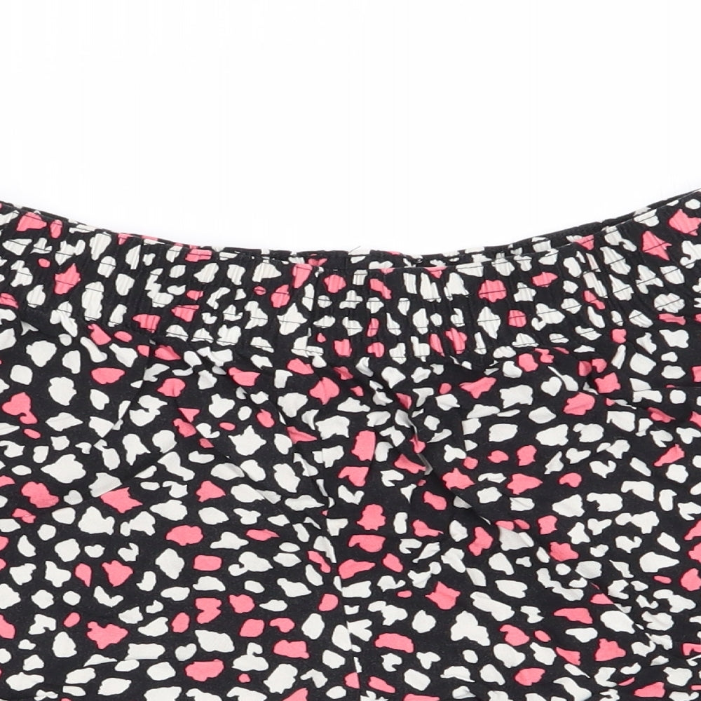 Papaya Womens Multicoloured Geometric  Hot Pants Shorts Size 10 - Stretch waistband