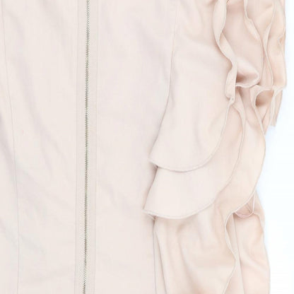 Brand and care label for Love 21 women’s beige a-line, size M
