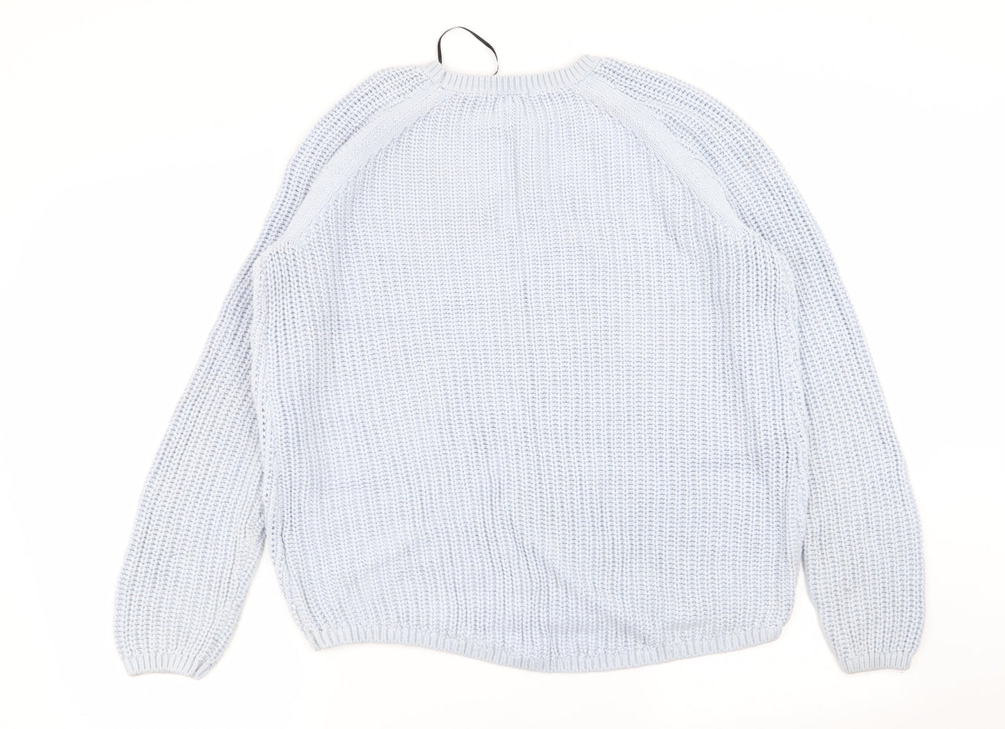 Womens UK Size M H&M Blue Pullover Jumper