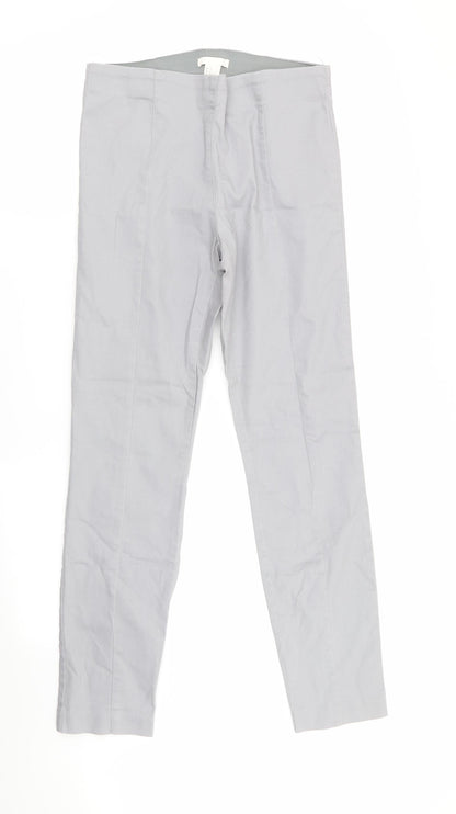 Womens UK Size 10 H&M Regular Fit  Grey Trousers