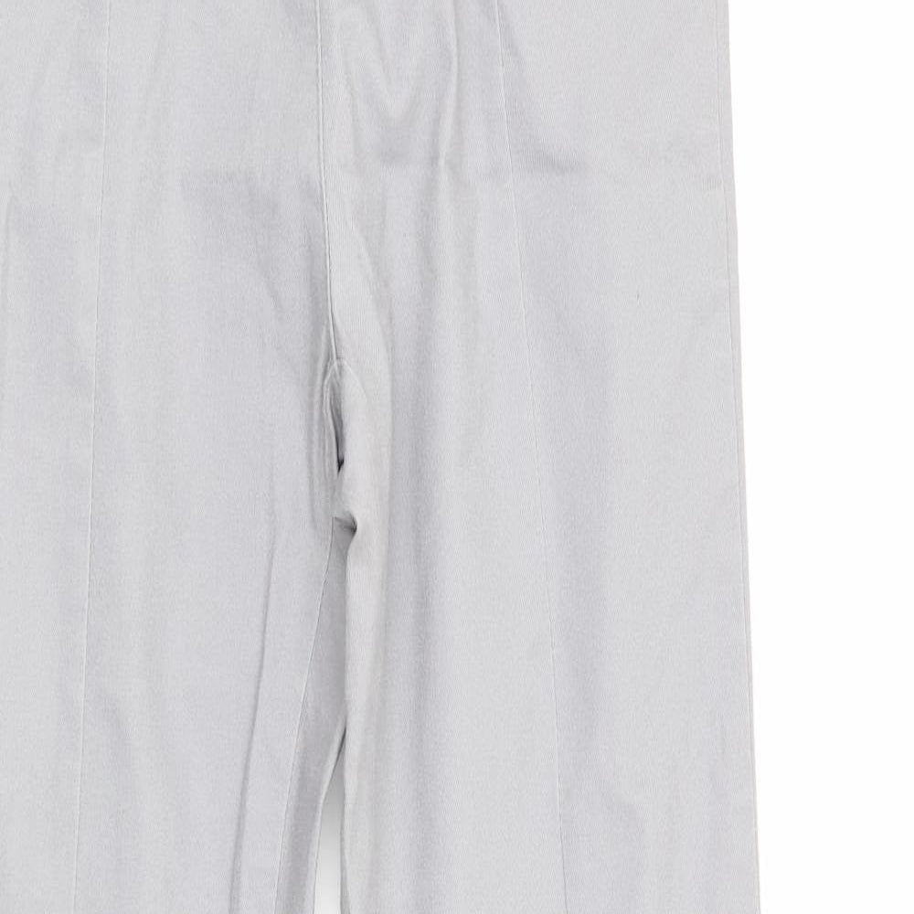 Womens UK Size 10 H&M Regular Fit  Grey Trousers