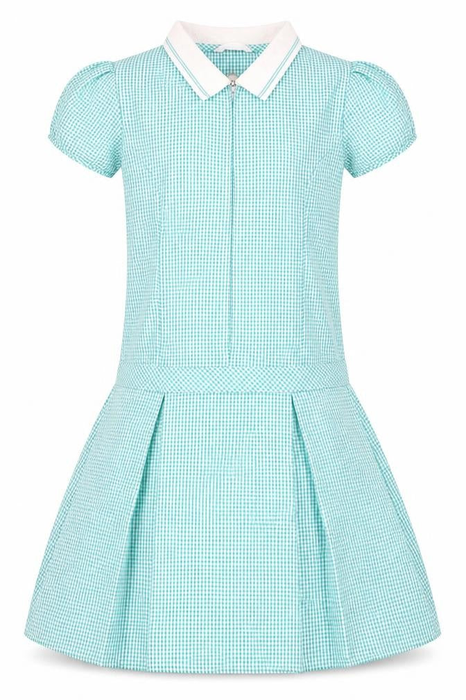 M&S Girls Multicoloured Check  Fit & Flare  Size 11-12 Years  - school dress