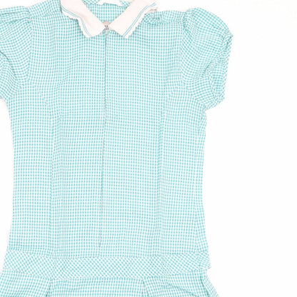 M&S Girls Multicoloured Check  Fit & Flare  Size 11-12 Years  - school dress