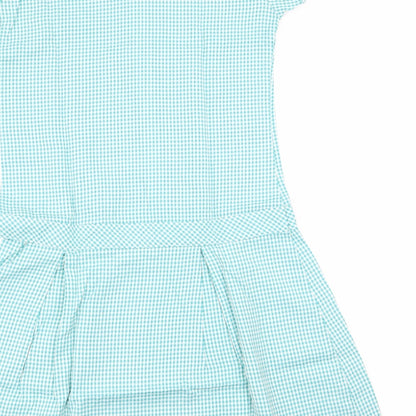 M&S Girls Multicoloured Check  Fit & Flare  Size 11-12 Years  - school dress