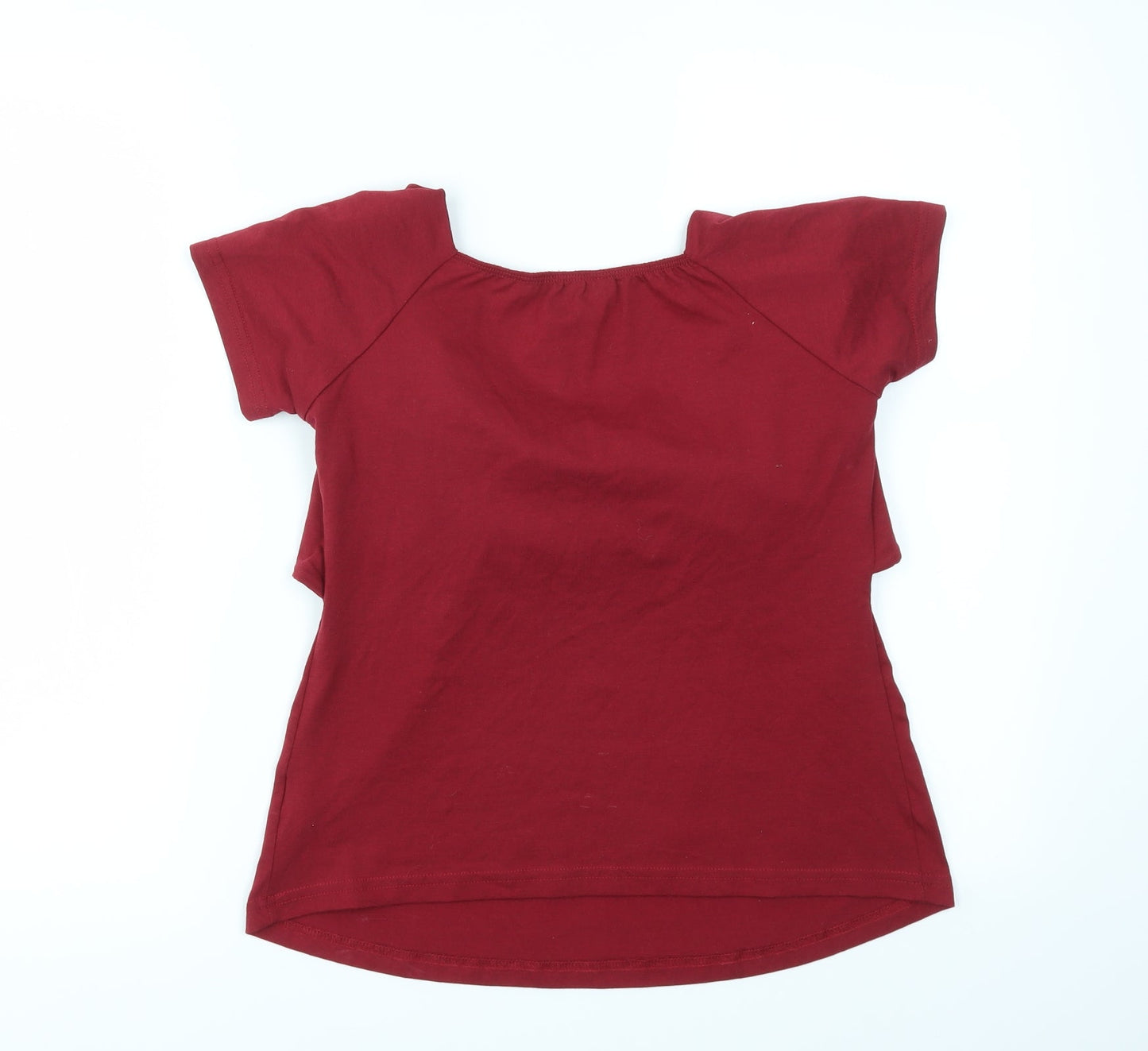 Shein  Womens Red   Basic T-Shirt Size S