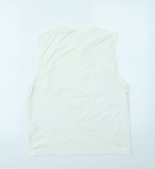 M&S Womens White   Basic T-Shirt Size 18