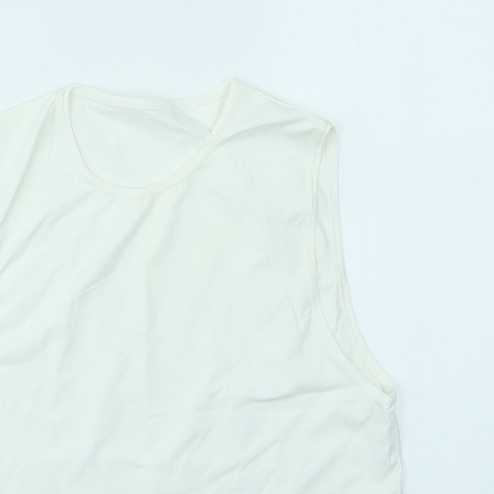 Womens UK Size 18 M&S White Basic T-Shirt