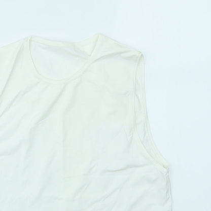 Womens UK Size 18 M&S White Basic T-Shirt