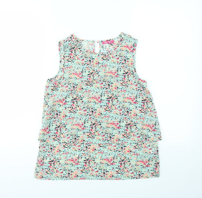 YD Girls Multicoloured Floral  Basic Blouse Size 12-13 Years