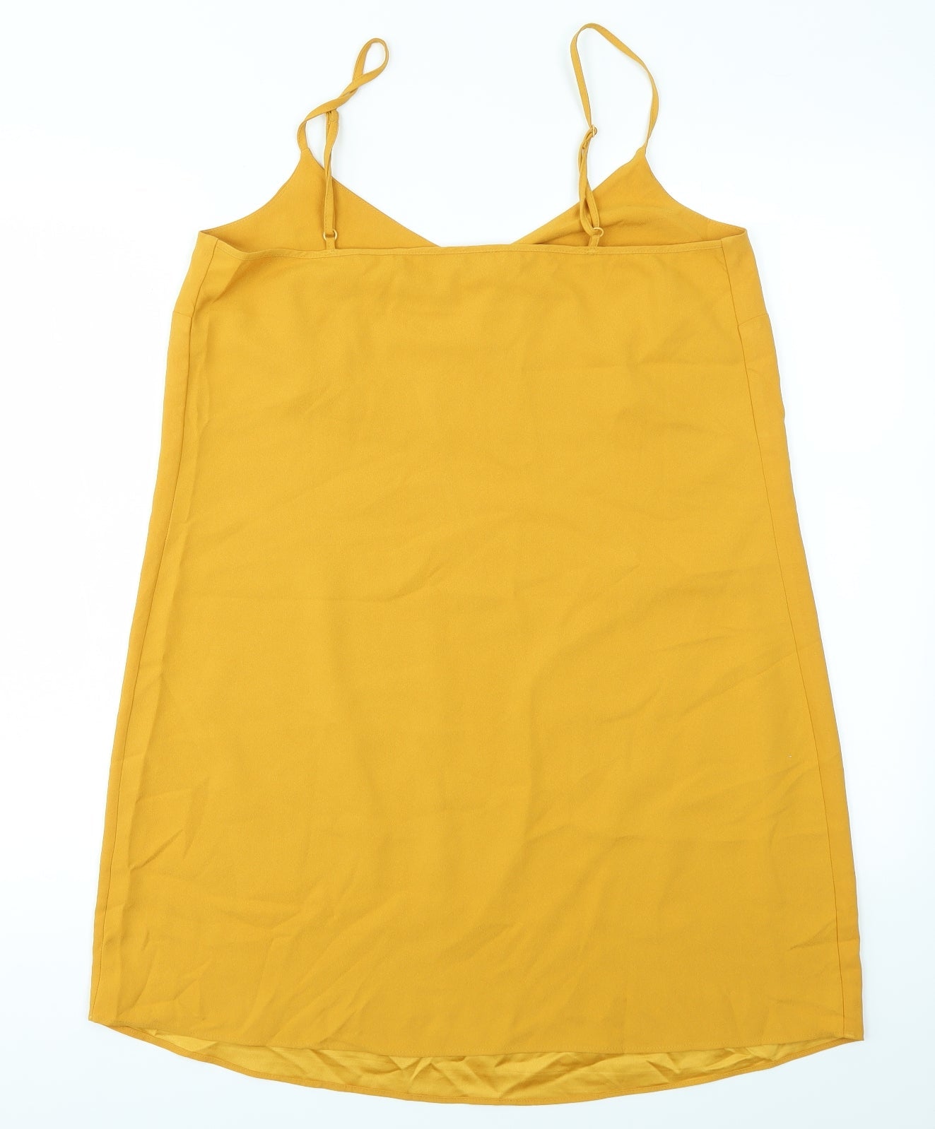 miss guided Womens Yellow   Fit & Flare  Size 12