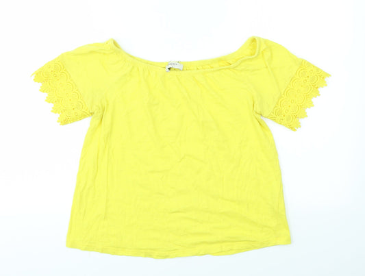 Womens UK Size 8 Matalan White Basic T-Shirt