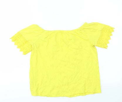 Womens UK Size 8 Matalan White Basic T-Shirt