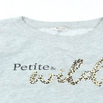 TU Womens Grey   Pullover Jumper Size 12