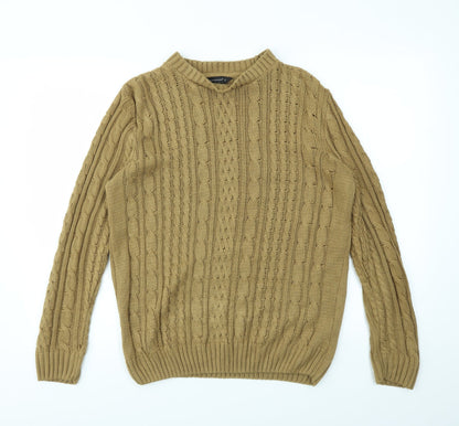 Mens UK Size S Cedar Wood State Brown Pullover Sweatshirt