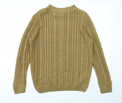 Mens UK Size S Cedar Wood State Brown Pullover Sweatshirt