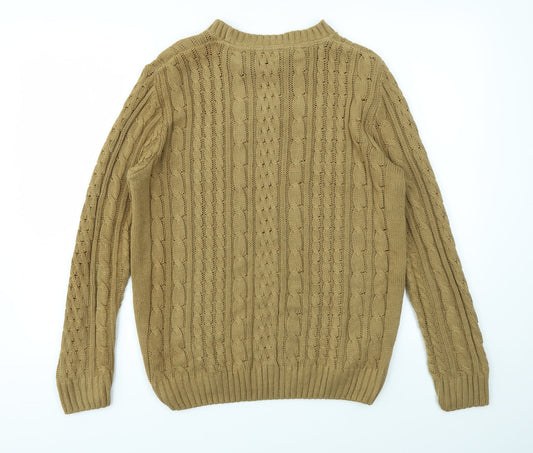 Mens UK Size S Cedar Wood State Brown Pullover Sweatshirt