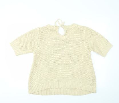 Womens UK Size 14 Dorothy Perkins Ivory Pullover Jumper