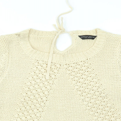 Womens UK Size 14 Dorothy Perkins Ivory Pullover Jumper