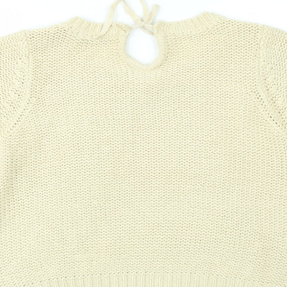 Womens UK Size 14 Dorothy Perkins Ivory Pullover Jumper