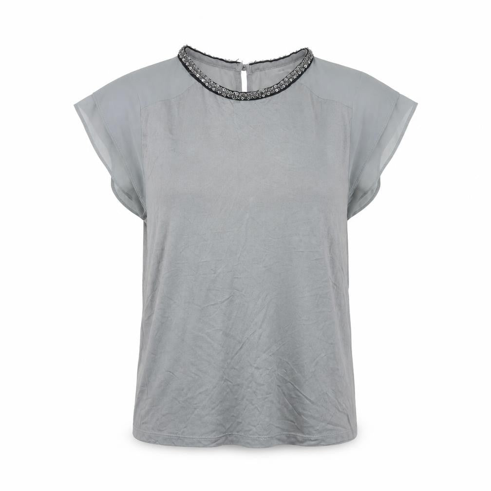 Womens UK Size 14 NEXT Grey Basic T-Shirt