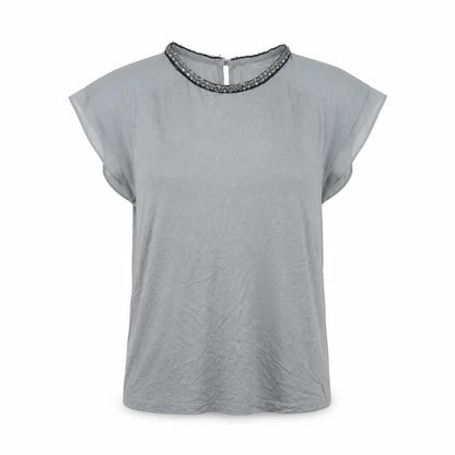 Womens UK Size 14 NEXT Grey Basic T-Shirt