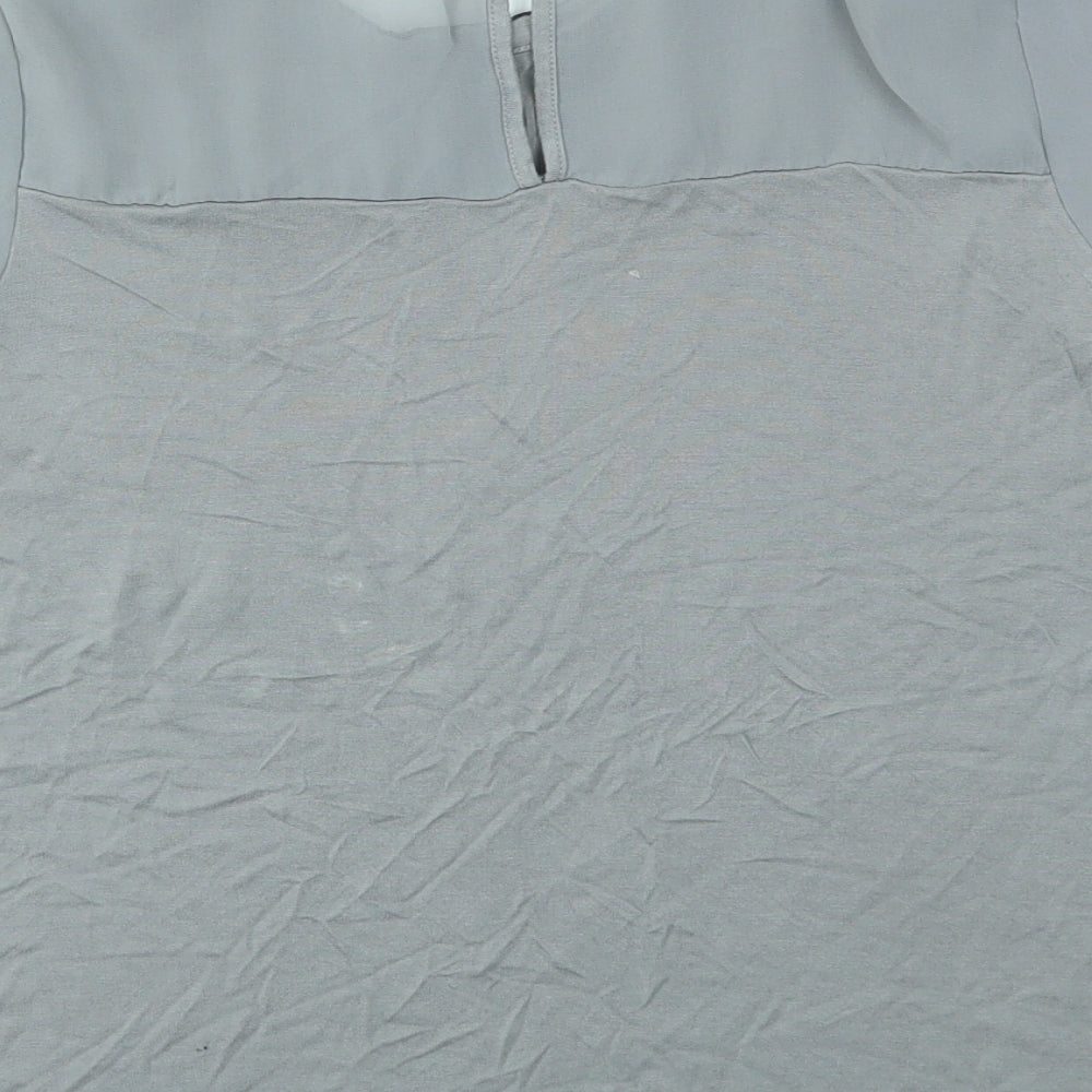 Womens UK Size 14 NEXT Grey Basic T-Shirt