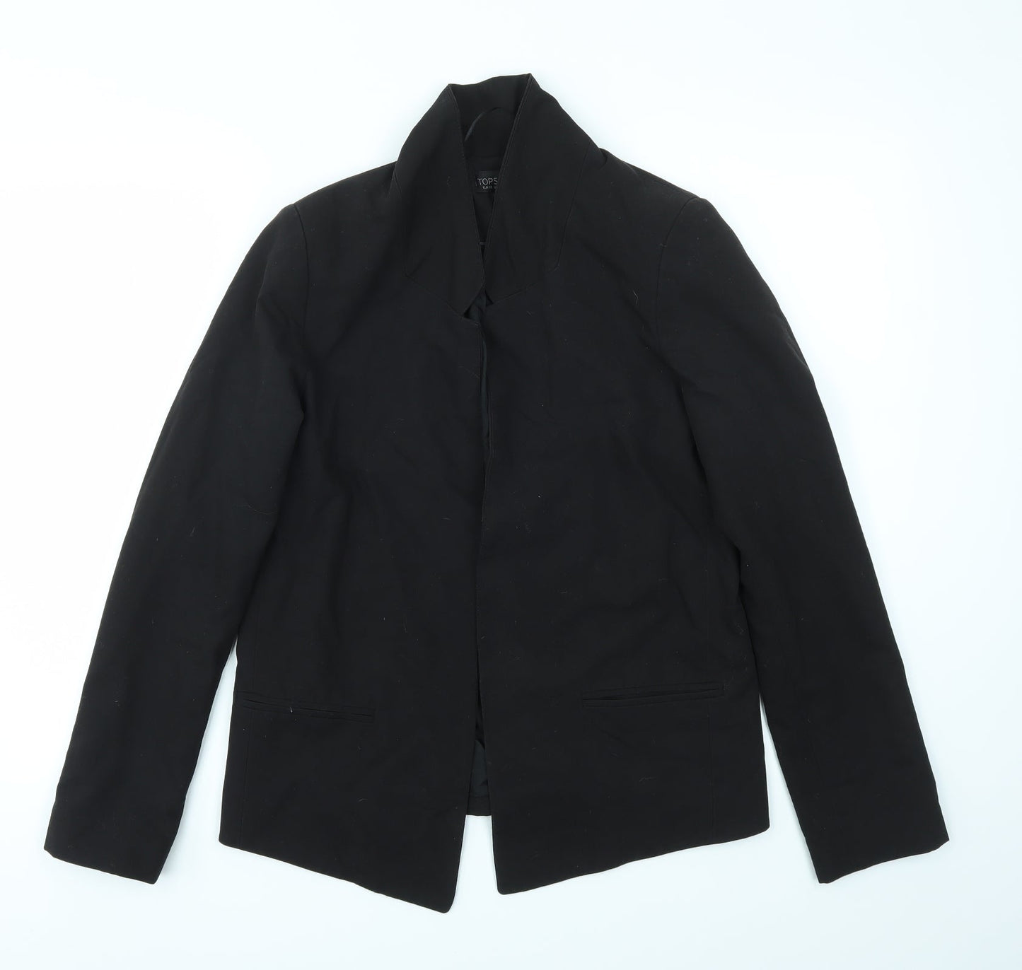 Topshop Womens Black   Jacket Blazer Size 10