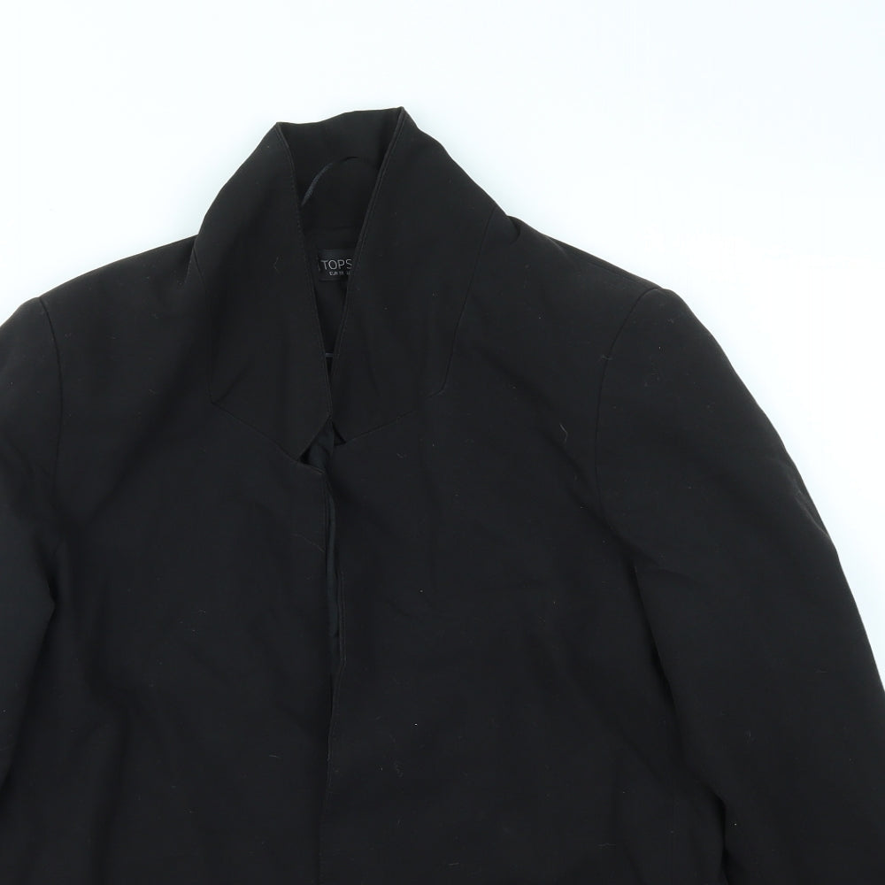 Topshop Womens Black   Jacket Blazer Size 10