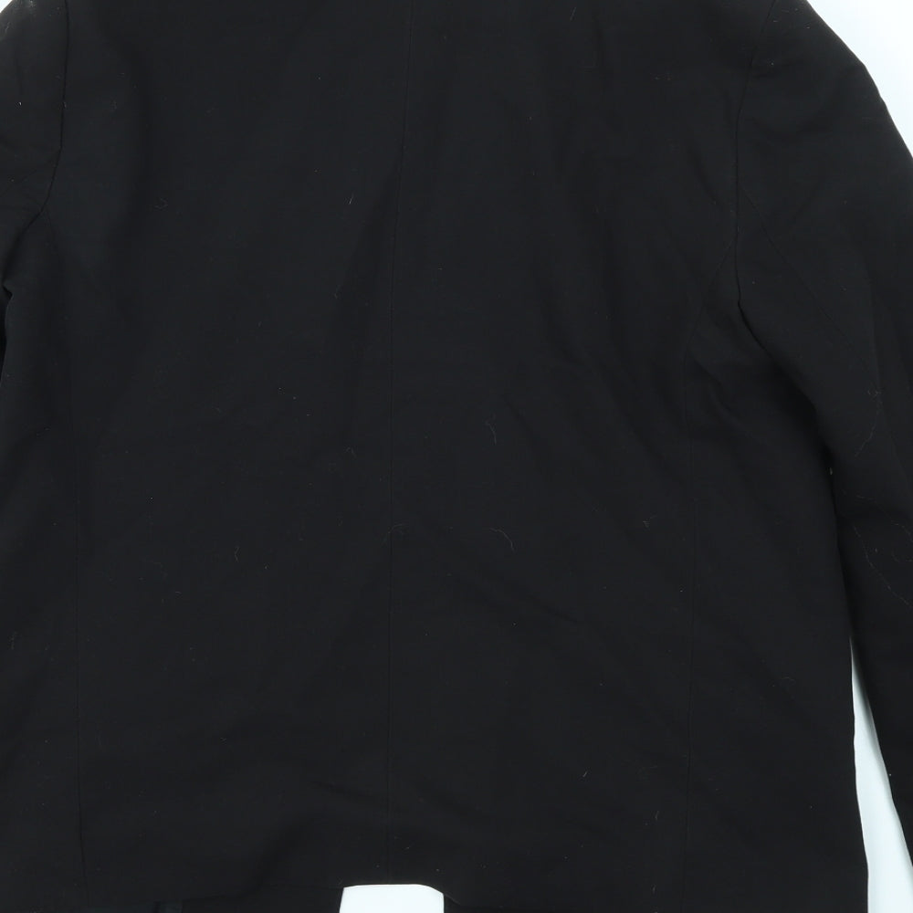 Topshop Womens Black   Jacket Blazer Size 10